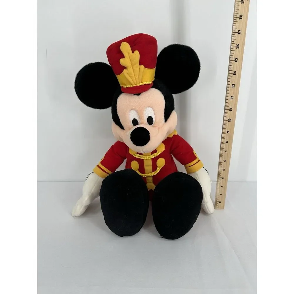 Disney Macy's Mickey Mouse Christmas Marching‎ Band Conductor Plush Doll 23